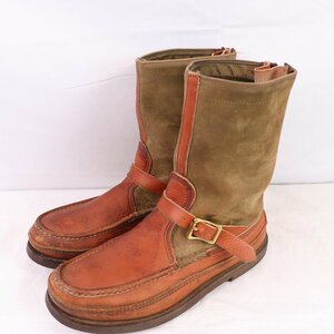 ラッセルモカシン 10 D /28.0cm-28.5cm 位 ノックアバウト W.C.Russell Moccasin Co RUSSELL USA製 メンズ 中古 古着 eb1035