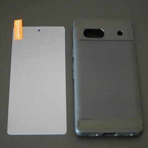 【2点セット】Pixel 7a 薄型ケース+ブルーライトカットガラスフィルム 画面保護 スマホケース 耐衝撃 ピクセル 7a