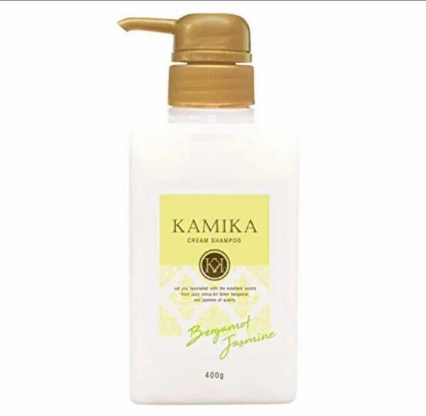 カミカ　クリームシャンプー　ベルガモットジャスミンの香り 黒髪 シャンプー KAMIKA (カミカ)1本
