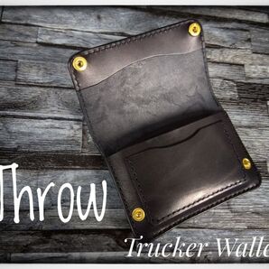 ◆「投げ込む」トラッカーウォレット ◆Throw サドルレザー