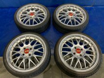 ◇BBS RG-F RG517 16インチ 5.5J オフセット+45 4穴 PCD100 4本セット タイヤ付き 165/40R16 タント N-BOX ムーブ ワゴンR 希少 レア_画像1