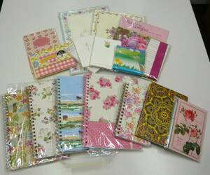 [h040] Note, memo pad, flight .., ring Note, other, set sale 