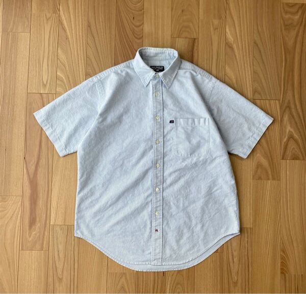 90s poro jeans ralphlauren ストライプシャツ 半袖シャツ ボタンダウン ボタンダウンシャツ