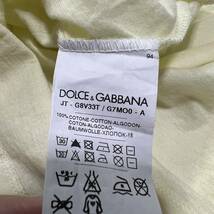 【送料360円】DOLCE&GABBANA ドルチェアンドガッバーナ 半袖 Tシャツ Vネック カットソー サイズ50 ドルガバ R-4813_画像6