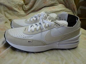 ★新品 NIKE Waffle One Leather BK 28. cm Tv68