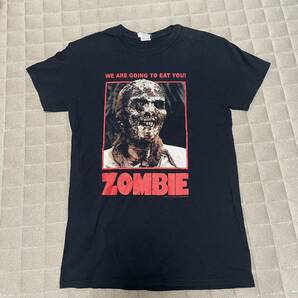 zombie ゾンビ　サンゲリア　tシャツ sサイズ　黒　ホラー　ムービー