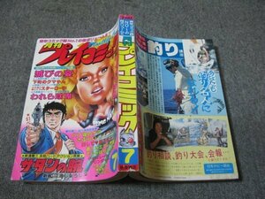 FSLe1981/07：月刊プレイコミック/江波じょうじ/立花誠太郎/新田たつお/田辺節雄/柴門ふみ/甲良幹二郎/吾妻ひでお/さなだしんじ