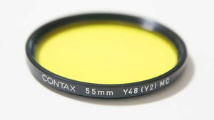 [55mm] CONTAX Y48 (Y2) MC フィルター [F5627]