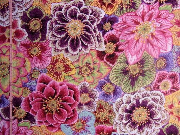 ★Kaffe Fassett(ケイフ・ファセット)♪Hellebores：ヘレボロス５０８１♪105×30★【NE1989-B】