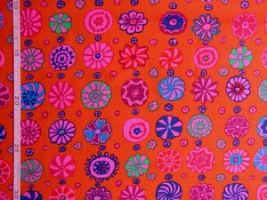 ★Kaffe Fassett(ケイフ・ファセット)♪Whirligig：ワーリギグ(かざぐるま)１５７３♪105×30★【NE2095-B】