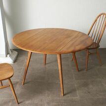 IZ70144F★ERCOL バタフライテーブル ヴィンテージ アーコール 英国 ドロップリーフ テーブル 拡張 伸長式 ダイニングテーブル イギリス_画像1