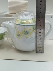 R 2000　 未使用★ギラロッシュ　ティーセット　Guy Laroche 洋食器 ティーカップ5客　ティーポット