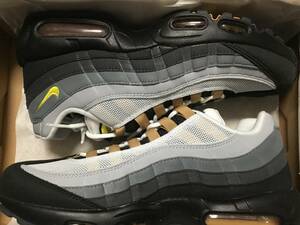 ◆NIKEナイキ　エアマックスAIR MAX95 ホワイト/ウルフグレー/クールグレー/イエローストライク　27.5㎝　箱付未使用品