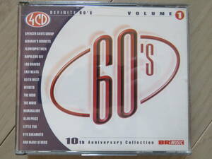 【CD4枚（あと2枚）まで送料２３０円】 DEFINITE 60’S　4枚組CD　60年代のヒット曲を56曲収録