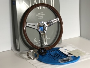 在庫有★ NARDI ナルディー N161 Vitet ウッド ポリッシュ スポーク 360mm 検）パイ ウット パイ モモ MOMO ランクル ハイエー