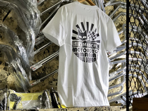 ★送料一律★ 正規品 白 Lサイズ マーシャル No. 89031 Sun Rise Tシャツ SEV MARCHAL 検) ブラック ロゴ 半袖 シャツ ホワイト ブラック