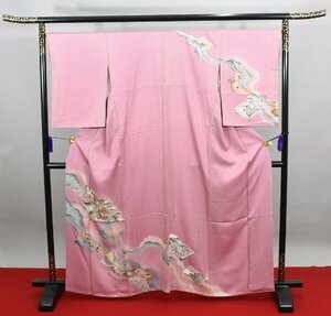 訪問着 披露宴 花 松 本 おしゃれ 身丈157cm 裄丈67cm ★着物 結婚式 パーティー t‐1433