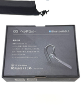 【良品 A】ENCデュアルマイク Bluetooth ヘッドセット 耳掛け式 イヤホン 片耳 ワイヤレス マイク ノイズキャンセリング Joyhouse G3_画像4