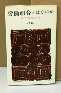 K0825-08　労働とはなにか 現代労働組合入門　1977年6月30日第9刷発行　三一書房　大森 誠人