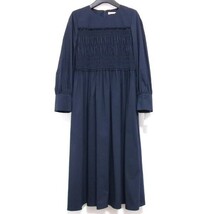 新品★手洗い可★NOLLEY'S★ノーリーズ★シャーリング ワンピース★ネイビー★ロング_画像1