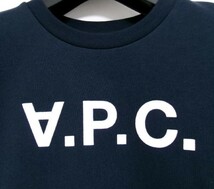 新品★A.P.C★アーペーセー★スウェット トレーナー★ネイビー★S★コットン100%_画像2