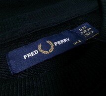 新品★FRED PERRY フレッドペリー★スウェットシャツ★トレーナー★UK6★ブラック★ロゴ_画像6