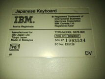 IBM PS/2 日本語106キーボード 5576-B01 ジャンク_画像3