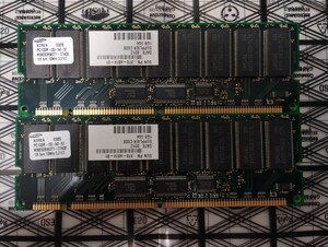 Sun Microsystems PC133 Registered ECC SDRAM 1GB 370-4874-01 2枚セット(計2GB)