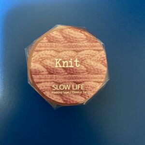 海外作家　SLOW LIFE Knit マスキングテープ　
