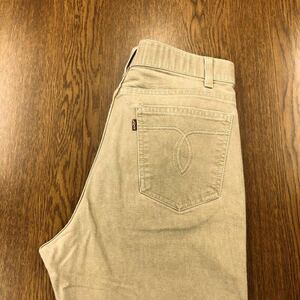 【EH284】Levi's 43415 ACTION JEANS W34 L30 カラーパンツ ベージュ メンズブランド古着 リーバイス43415 送料無料