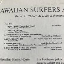 米オリジナル The Hawaiian Surfers / at duke kahanamoku's ザ・ハワイアンサーファーズ_画像5