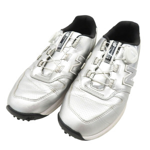NEW BALANCE GOLF New balance Golf WGBS996Z 2021 year of model spike less golf shoes silver group 23.5 [240001874518] Golf 