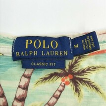 POLO RALPH LAUREN ポロ ラルフローレン 半袖Tシャツ ポロベア ハワイアン グリーン系 M [240101004022] メンズ_画像5