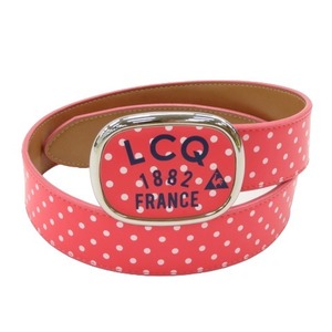 LECOQ GOLF Le Coq Golf Logo пряжка ремень точка рисунок розовый серия [240001832294] Golf одежда 