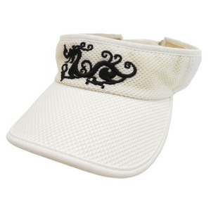 DANCE WITH DRAGON Dance With Dragon sun visor white group [240001843323] Golf wear 