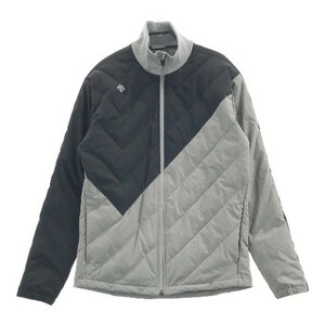 DESCENTE GOLF デサントゴルフ 2021年モデル ダウン ジップジャケット グレー系 L [240101020322] ゴルフウェア メンズ