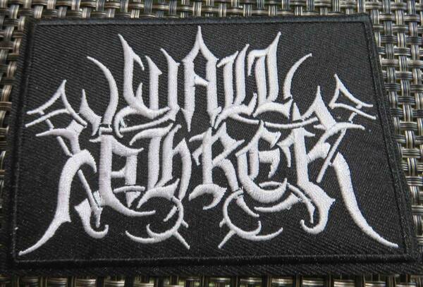 黒白WF激渋■新品『 Wallfahrer』ドイツBlack Metal ブラックメタルバンド　巡礼者 人間不信　刺繍ワッペン◆音楽◆■洋服・衣類・衣服DIY