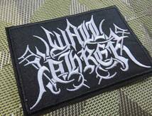 黒白WF激渋■新品『 Wallfahrer』ドイツBlack Metal ブラックメタルバンド　巡礼者 人間不信　刺繍ワッペン◆音楽◆■洋服・衣類・衣服DIY_画像2