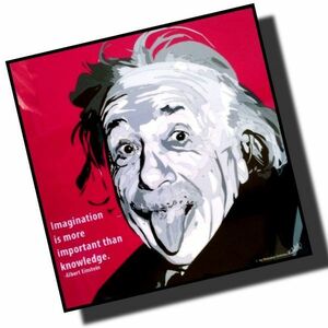 アルベルト・アインシュタイン デザイン1 海外カリスマアートパネル 木製 壁掛け ポップアート 絵画 ポスター インテリア