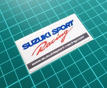 ☆新品☆スズキスポーツ ステッカー SUZUKI SPORT Racing スズキ スポーツ ステッカー デカール スズキ純正品 希少 レア_画像2