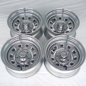 新品 デイトナ 15-7.0J-6 5-127 クローム ホイール4本SET アストロ GMCサファリ C1500 サバーバン2WD (W0034-2)