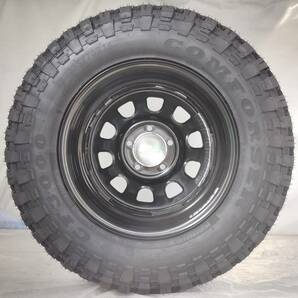 新品 デイトナ 16-7.0J＋33 5-114.3 ブラック タイヤ付4本SET 235/70R16 COMFORSER CF3000 チェロキー 7MX XJ ラングラーTJ (W2381-1)の画像6