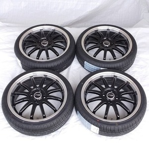 新品 16インチ 5.5J 4-100 タイヤ付4本SET 165/40R16 NBOX タント スペーシア ルークス ワゴンR ムーヴ アルト デイズ(W2312-1NE)