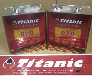 Titanic チタニック ECO TITAN PREMIUM エコチタンプレミアム 0W20 3L (2缶)6L TG-PE3L 耐熱用添加剤ブレンド