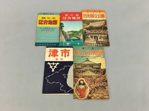 日本地図 まとめ 5点セット 横浜市 東京都他 2308BKR040