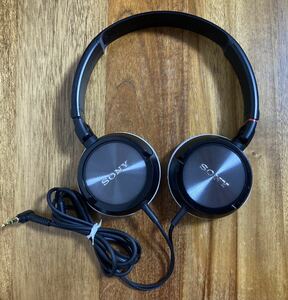 SONY ヘッドホン　MDR-ZX300 黒×白パッド　送料無料