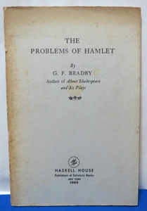 THE PROBLEMS OF HAMLET/ G. F. BRADBY◆HASKELL HOUSE