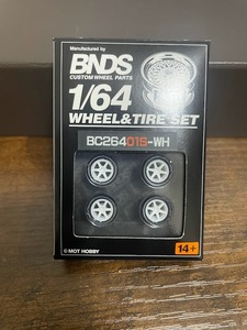 1/64 BNDS 01s RAYS TE37 タイヤ直径約 8mm　ホワイト