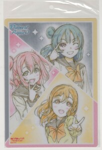 ♪ クリア下敷き　1年生 ラブライブ!サンシャイン!!　5周年展示会 -Pieces of Aqours-