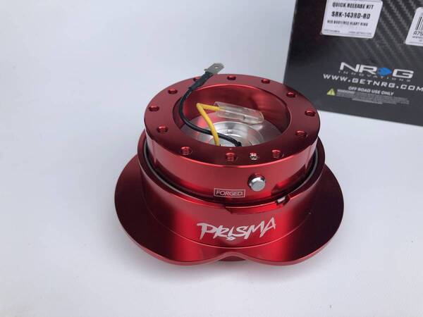 即納 NRG/PRISMA ステリング クイックリリース ハートリング レッド 赤 JDM USDM ドリフト レース SRK143RD/RD 国内在庫 正規物